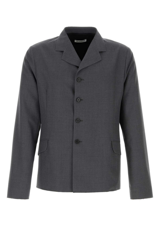 Dark grey wool blazer JIL SANDER (J21BN0232J40249)