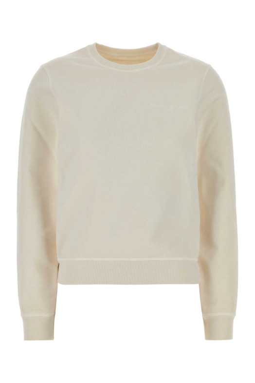 Ivory cotton sweatshirt MAISON MARGIELA (S29GU0085S25520)
