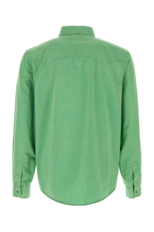 Grass green cotton shirt VERSACE (10239791A18185)