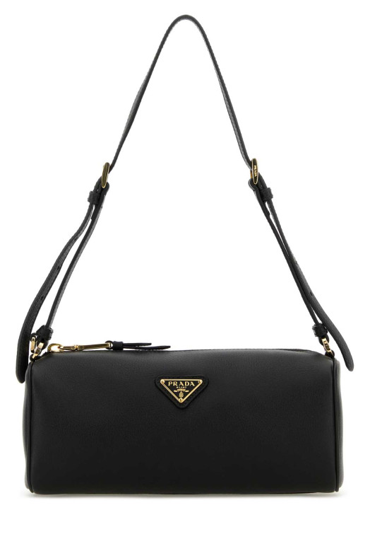 Black leather shoulder bag Black PRADA (1BC239VOVO2CYS)