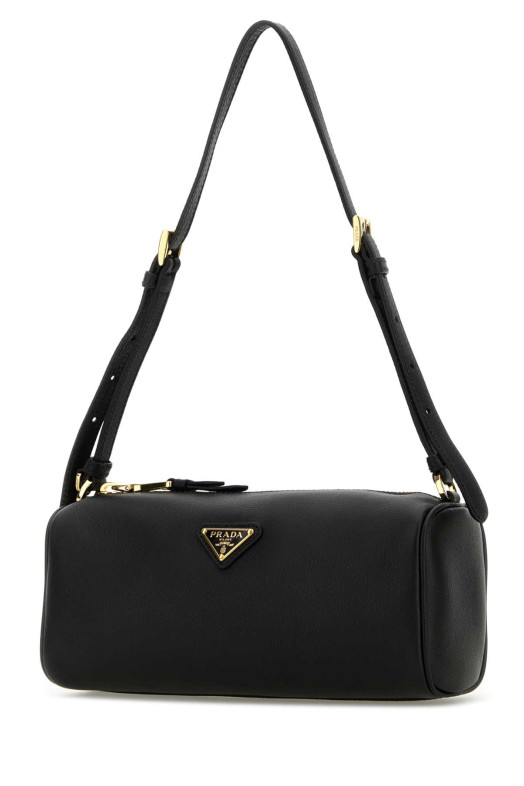 Black leather shoulder bag Black PRADA (1BC239VOVO2CYS)