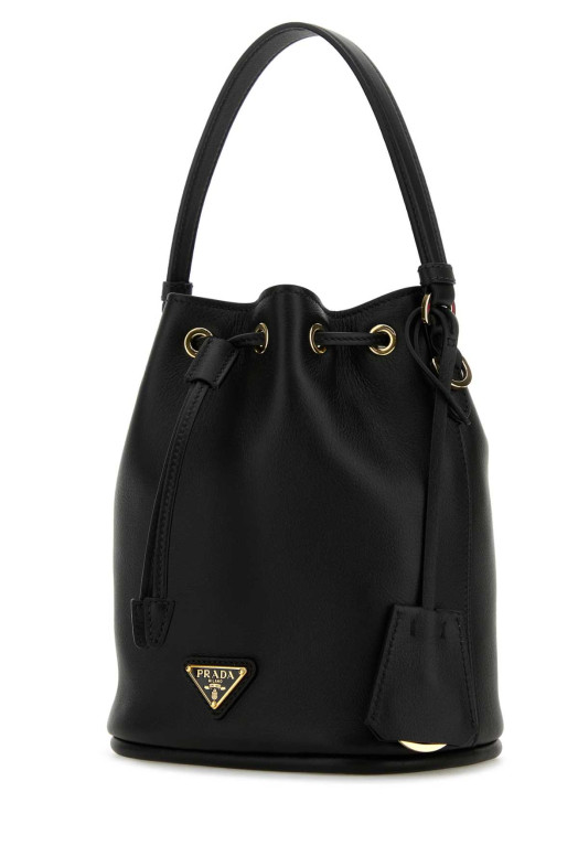 Black leather Re-Edition 1978 bucket bag Black PRADA (1BE067VWOH2CYS)