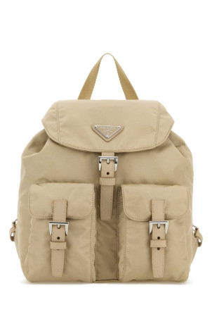 Sand Re-nylon small backpack PRADA (1BZ677RV44)