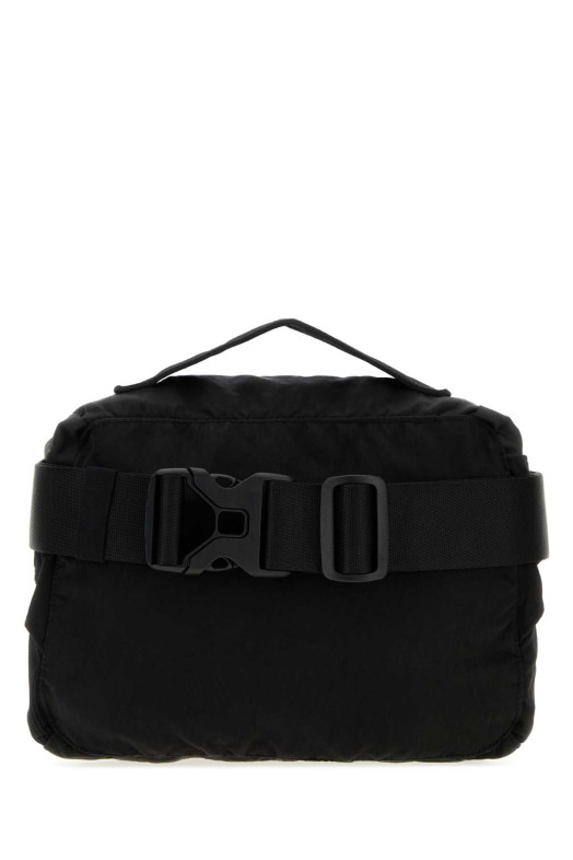 Черная сумка-поясная из канваса Black C.P. COMPANY (20CMAC043A005269G)