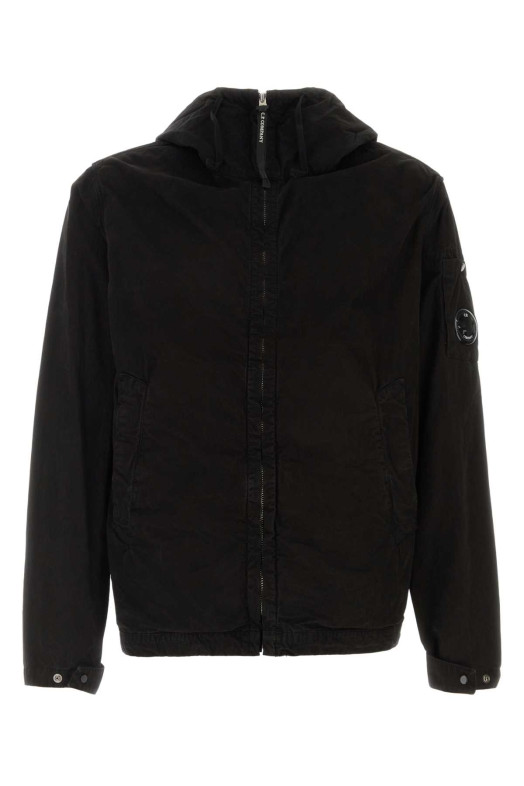 Black cotton jacket Black C.P. COMPANY (20CMOW075A110324G)