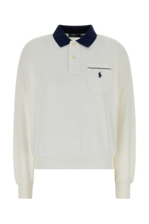 Біла махрова сорочка-поло POLO RALPH LAUREN (211A12737)