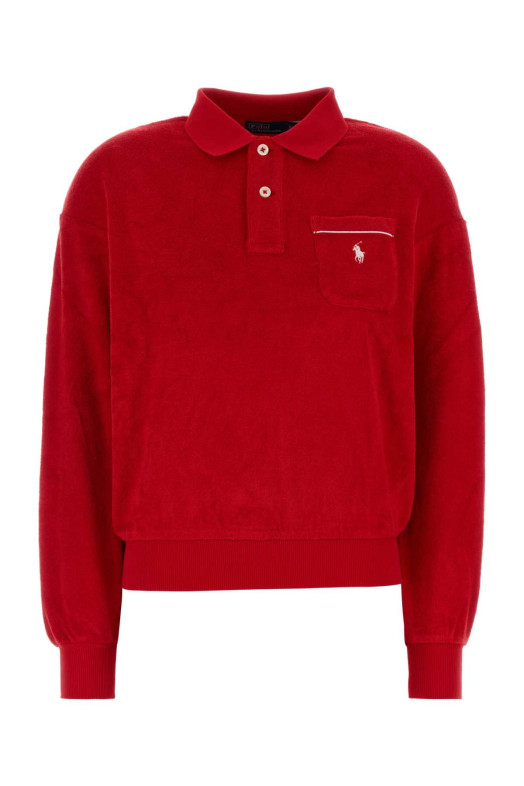 Red terry fabric polo shirt Blue POLO RALPH LAUREN (211A12737)