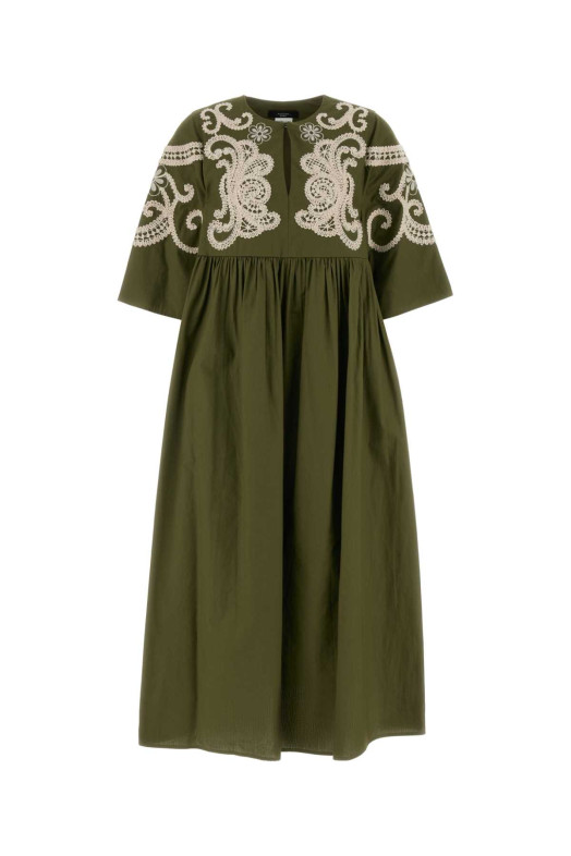 Army green cotton Tilde dress WEEKEND (2615221012600)