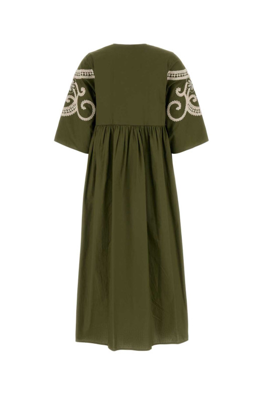 Army green cotton Tilde dress WEEKEND (2615221012600)