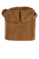 Camel leather mini skirt Brown MAGDA BUTRYM (265526)