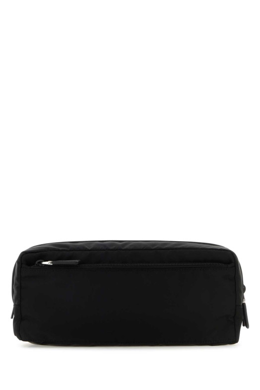 Черная косметичка из материала Re-Nylon от PRADA (2NA0302DMH)