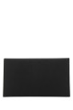 Black leather Uptown clutch Black SAINT LAURENT (5657391GF0J)
