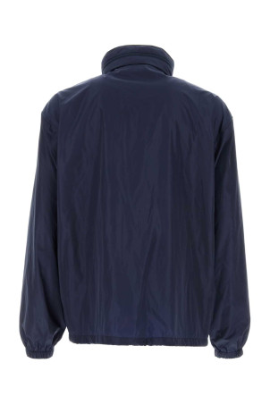Navy blue nylon windbreaker SAINT LAURENT (860695Y1N40)