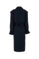 Midnight blue satin Rickie trench coat ANINE BING (A0111779)