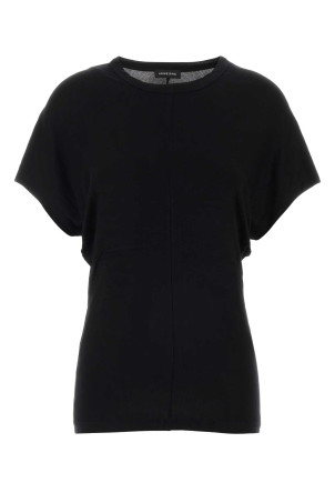 Black stretch viscose Zadig t-shirt ANINE BING (A0812002)