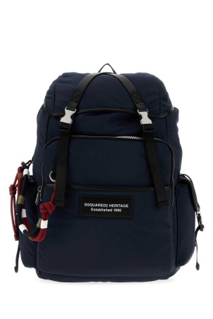 Рюкзак із темно-синьої тканини DSQUARED (BPM012961700001) DSQUARED2