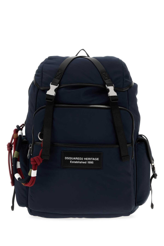 Темно-синий тканевый рюкзак DSQUARED (BPM012961700001) DSQUARED2
