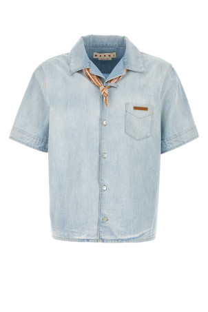 Light-blue chambray shirt MARNI (CUJU0034Q0USCZ12)