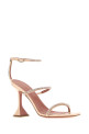 Skin pink leather Gilda sandals Beige AMINA MUADDI (GILDASANDAL95)