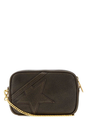 Dark brown leather mini crossbody bag GOLDEN GOOSE DELUXE BRAND (GWA00228A000759)