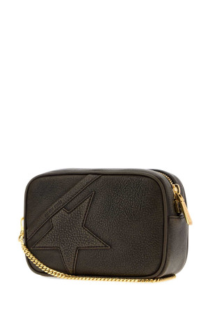 Dark brown leather mini crossbody bag GOLDEN GOOSE DELUXE BRAND (GWA00228A000759)