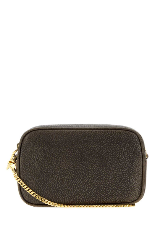 Dark brown leather mini crossbody bag GOLDEN GOOSE DELUXE BRAND (GWA00228A000759)