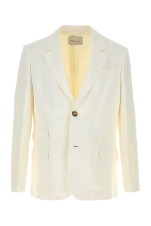 White viscose blend blazer AMI (HBV763VI0052)