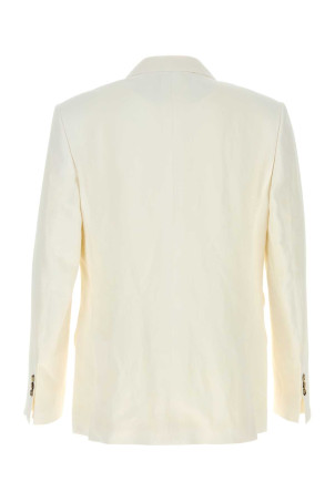 White viscose blend blazer AMI (HBV763VI0052)