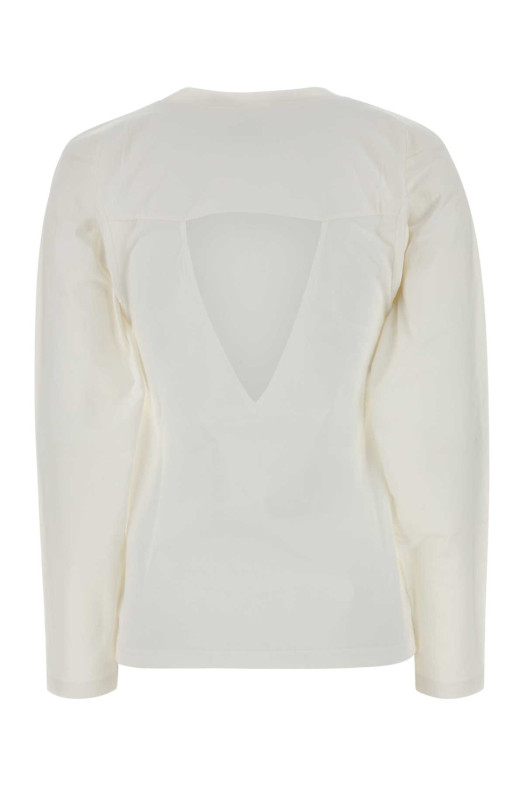 Белая хлопковая футболка White JIL SANDER (J03GC0158J20358)