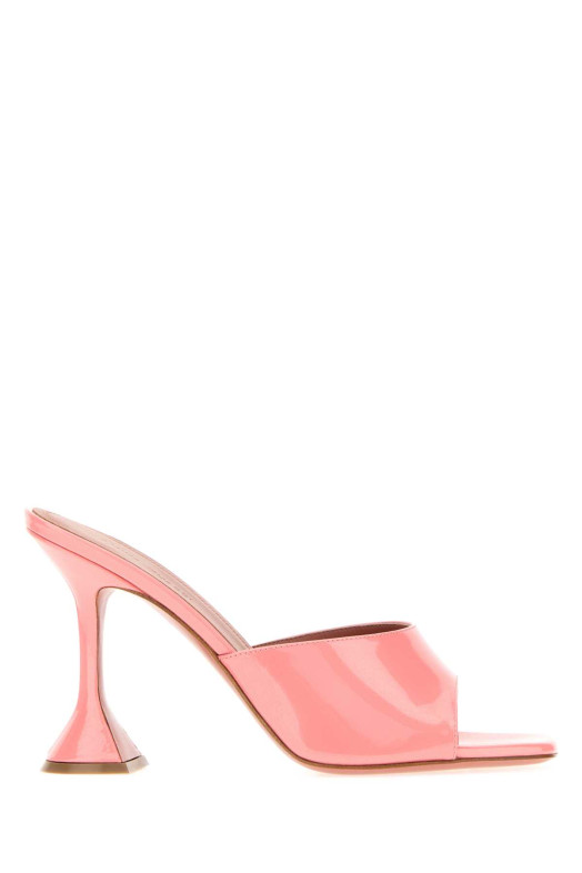 Pink leather Lupita mules Pink AMINA MUADDI (LUPITASLIPPER95)