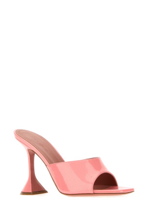 Pink leather Lupita mules Pink AMINA MUADDI (LUPITASLIPPER95)