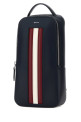 Navy blue leather crossbody bag BALLY (MAS02DEC001)