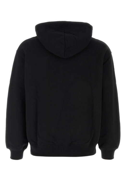 Black cotton sweatshirt MAISON KITSUNE (PM00703KM0341)