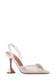 White lace Rosie pumps Beige AMINA MUADDI (ROSIELACESLING95)
