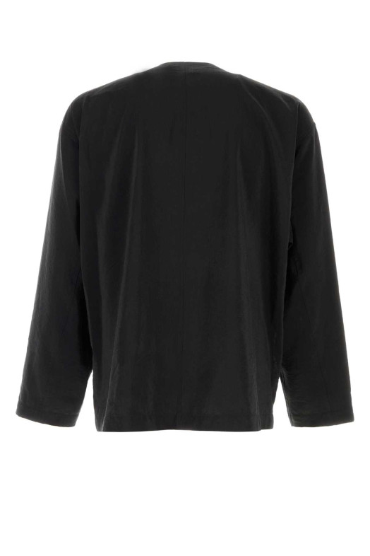 Черная трикотажная рубашка LEMAIRE (SH1235LF1308)