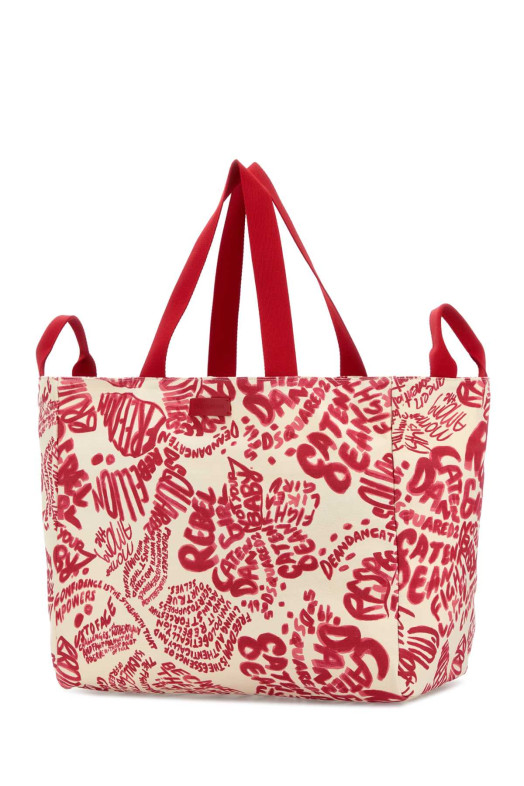 Printed canvas shopping bag DSQUARED (SPW011300308745)