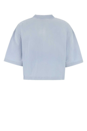 Powder blue cotton t-shirt MARNI (THJE0333GPUSCZ20)