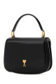 Black leather handbag AMI (ULL718AL0139)