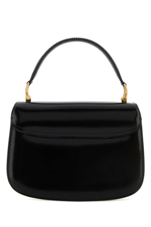 Black leather handbag AMI (ULL718AL0139)