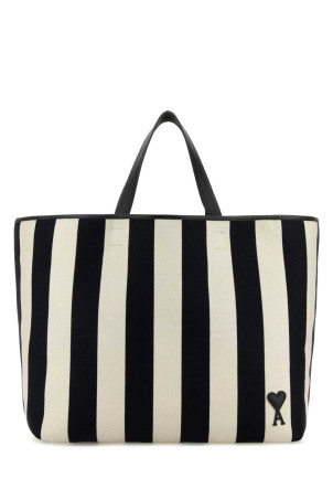 Embroidered canvas shopping bag AMI (ULL733AW0026)