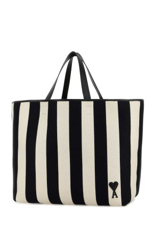 Embroidered canvas shopping bag AMI (ULL733AW0026)