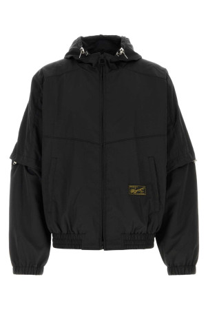 Black nylon windbreaker WOOYOUNGMI (W261JP12)