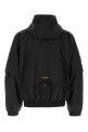 Черная нейлоновая ветровка WOOYOUNGMI (W261JP12)