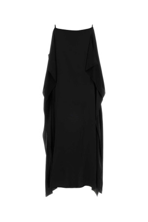Black satin Kylo dress Black THE ROW (10856W4414)