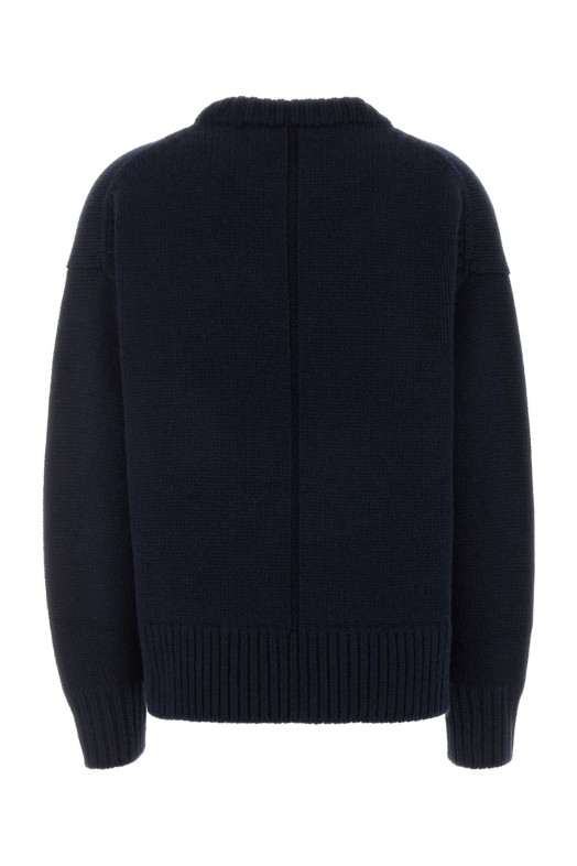 Midnight blue wool blend Ophelia oversize sweater THE ROW (325SY184)