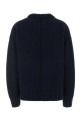 Midnight blue wool blend Ophelia oversize sweater THE ROW (325SY184)