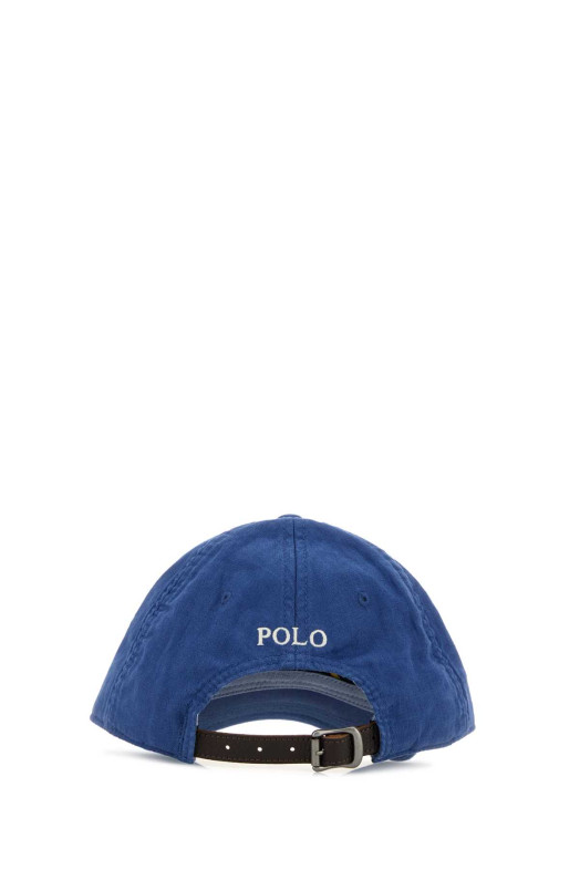 Blue linen baseball cap POLO RALPH LAUREN (710A13277)