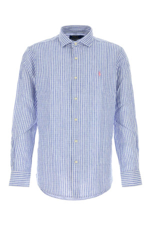 Embroidered linen blend shirt POLO RALPH LAUREN (710B16700)
