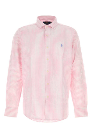 Embroidered linen blend shirt POLO RALPH LAUREN (710B16700)