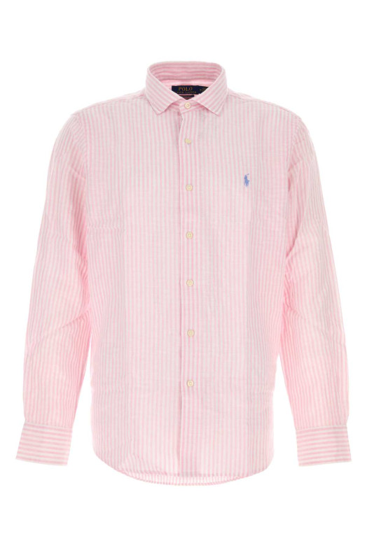 Embroidered linen blend shirt POLO RALPH LAUREN (710B16700)